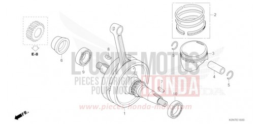 VILEBREQUIN/PISTON CBF125MEFT de 2026